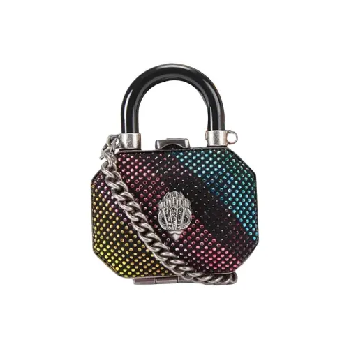Kurt Geiger London Fabric One Shoulder Handbags Micro Women's Black & Multicolor