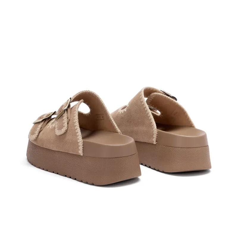 Hotwind Biscuit Boken Collection Slip Resistant Abrasion Resistant Slide Slippers Women's-12