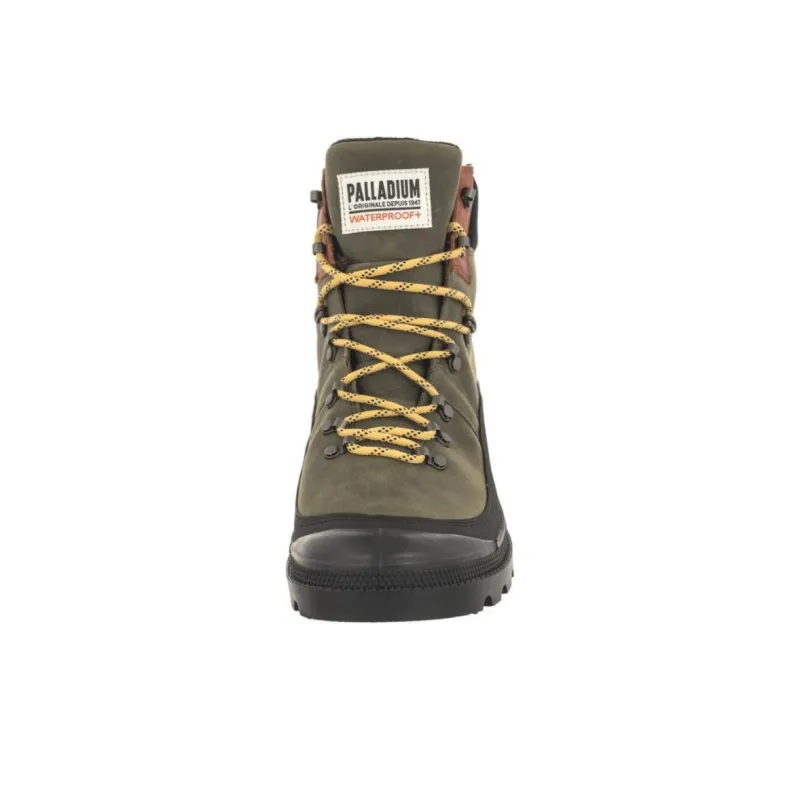 Palladium PALLABROUSSE Abrasion Resistant Slip Resistant Short Outdoor Boots Men's Green-3