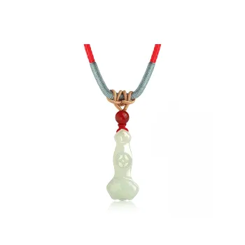 Di Su Xing Hetian Jade Pendants White Jade Women's