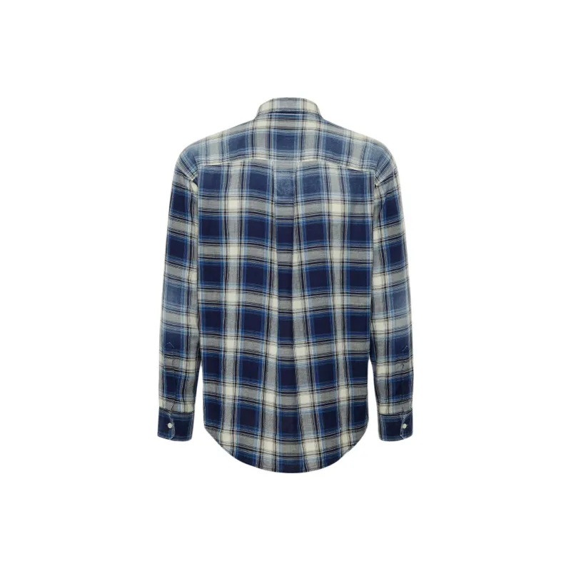 DSQUARED 2 Checked Dropped Shoulder Shirt-1