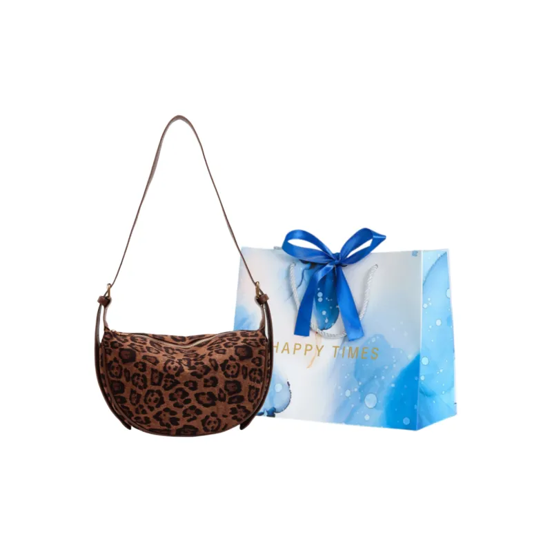 ROUNDOT Suede Crossbody Bag Regular Women's Coffee/Brown-7