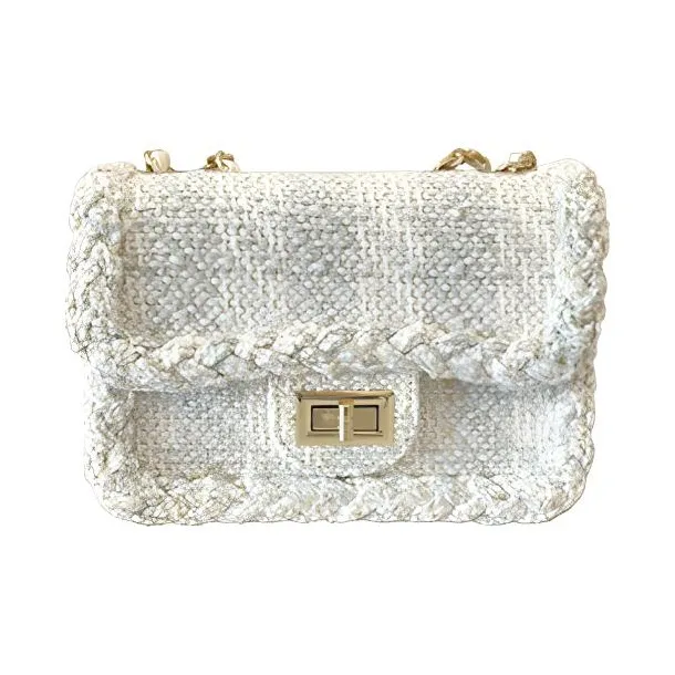 BEMIX PETS PU Shoulder Bag, Crossbody Bag Trumpets Women's White-0