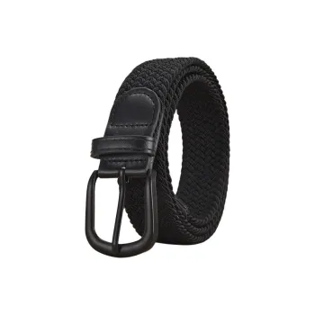 Mulinsen Fabric High Quality Wax Leather Belt Unisex 3.5cm