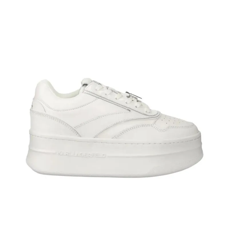 KARL LAGERFELD Kobo III Low Top Skateboard Shoes Women's White-1