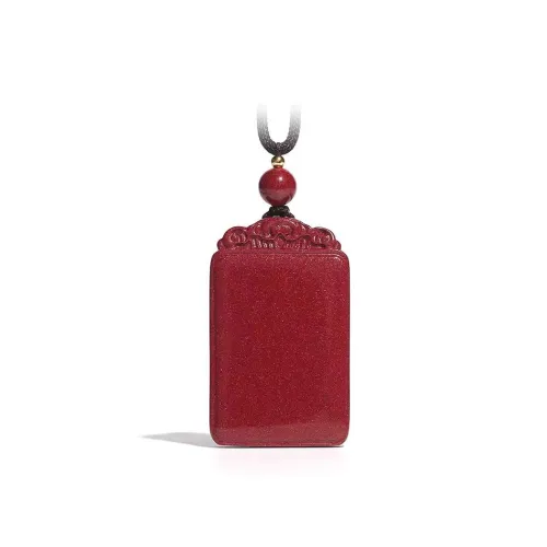 MY WORLD BEGINS AND ENDS WITH YOU Cinnabar Necklaces Unisex