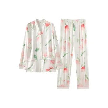 MIIOW Trend Party Series Pajama Set Women's White