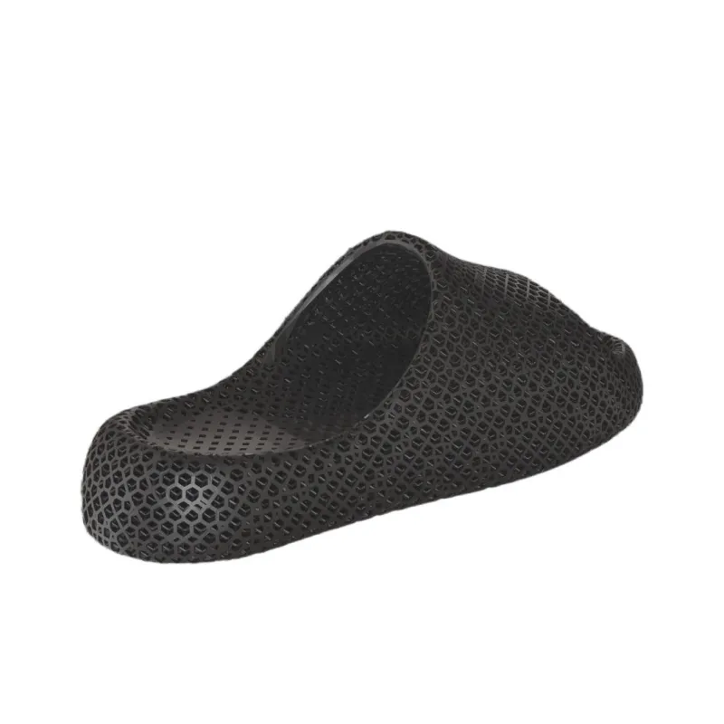 STARAY Slip Resistant Quick Dry Cushioning Slide Slippers Unisex Black Wormhole-2
