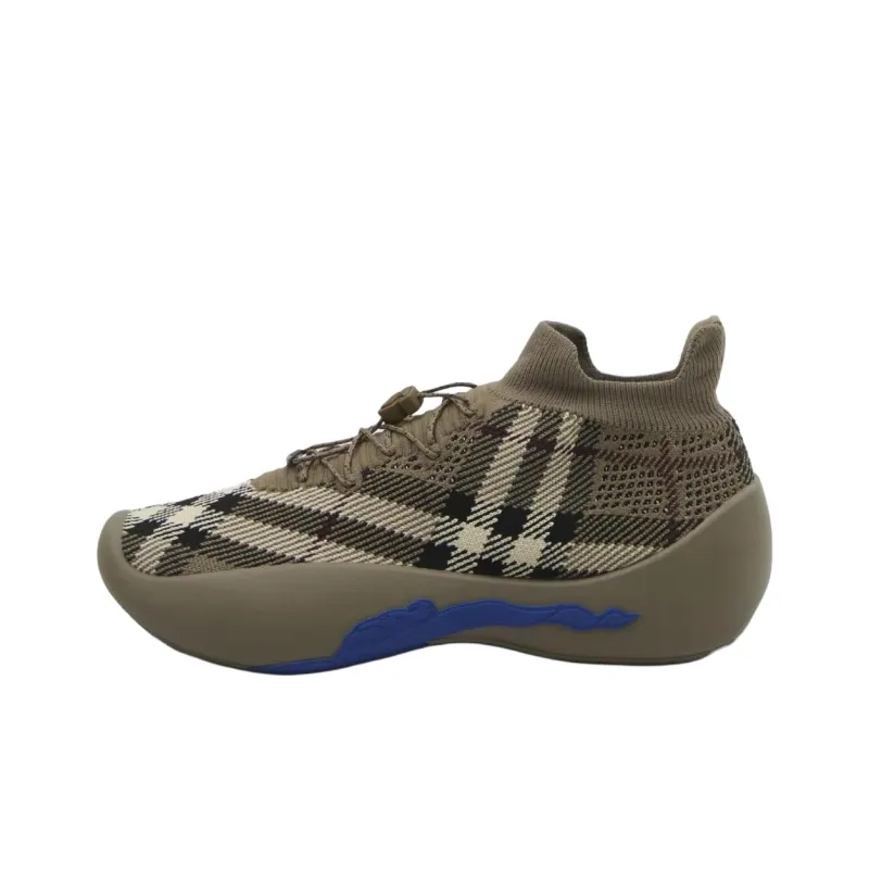Burberry Neptune Low Top Casual Shoes Men's Olive-0
