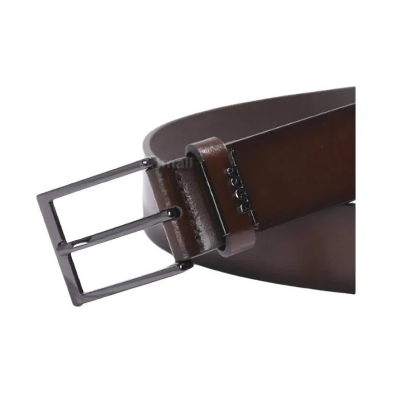 HUGO BOSS Logo plaque Leather Belt-1