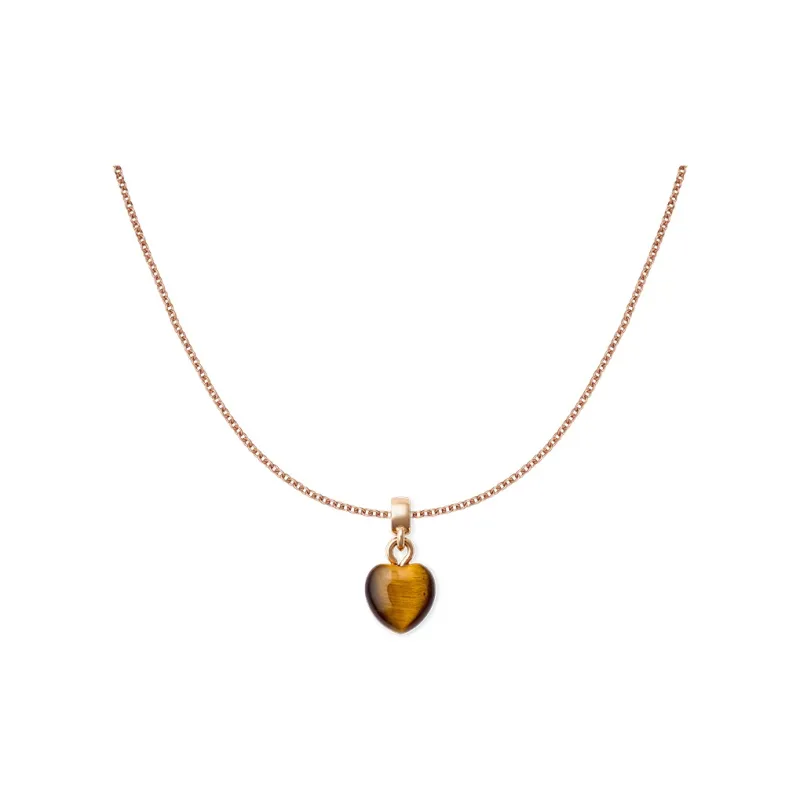 Daniel Wellington CHARMS Whisper Tiger's Eye Stone Necklaces Unisex-0