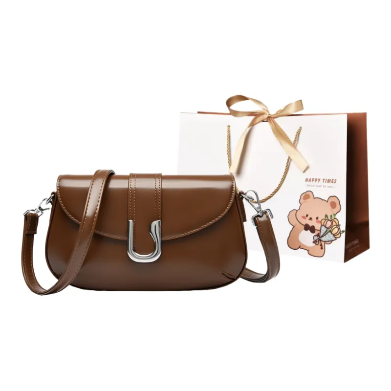 ERANGBEAR PU Crossbody Bag Women's Multicolor-7