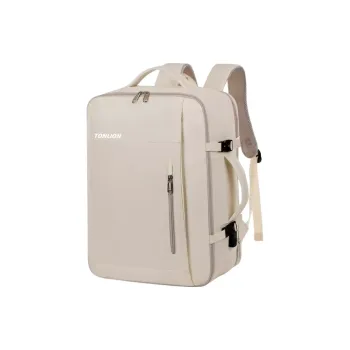 Tonlion Oxford Backpack Regular Unisex Ecru/Black