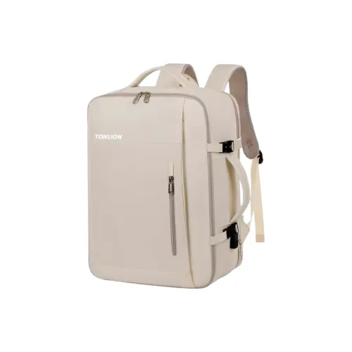 Tonlion Oxford Backpack Regular Unisex Ecru/Black