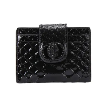 Kurt Geiger London Chelsea Leather Card Holder Women's Black
