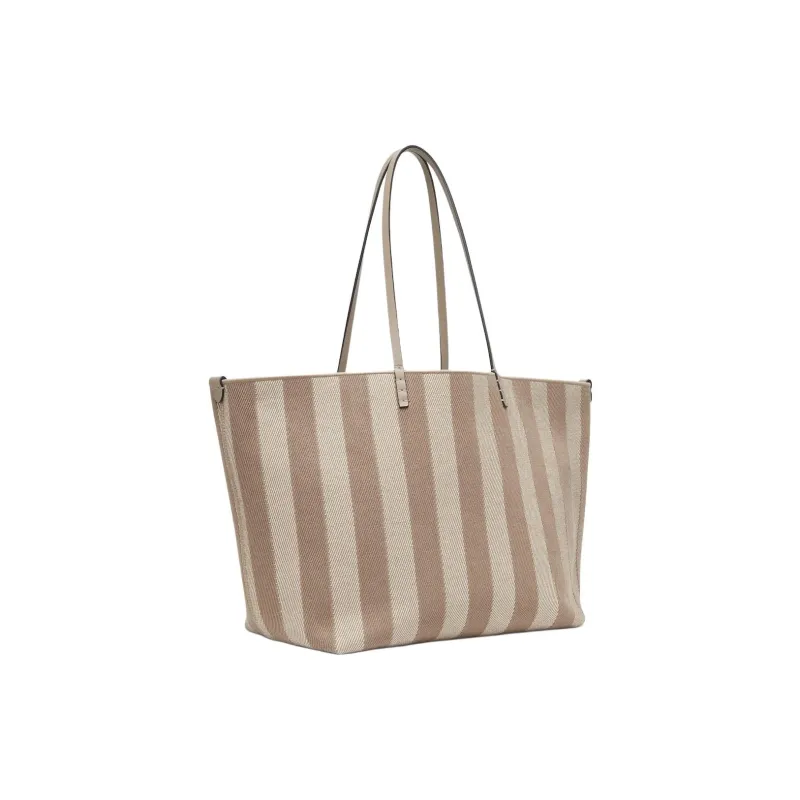 FENDI Jacquard Fabric Tote Bag, Shopping Bag, Handbag, Shoulder Bag Tubas Women's Gray-2