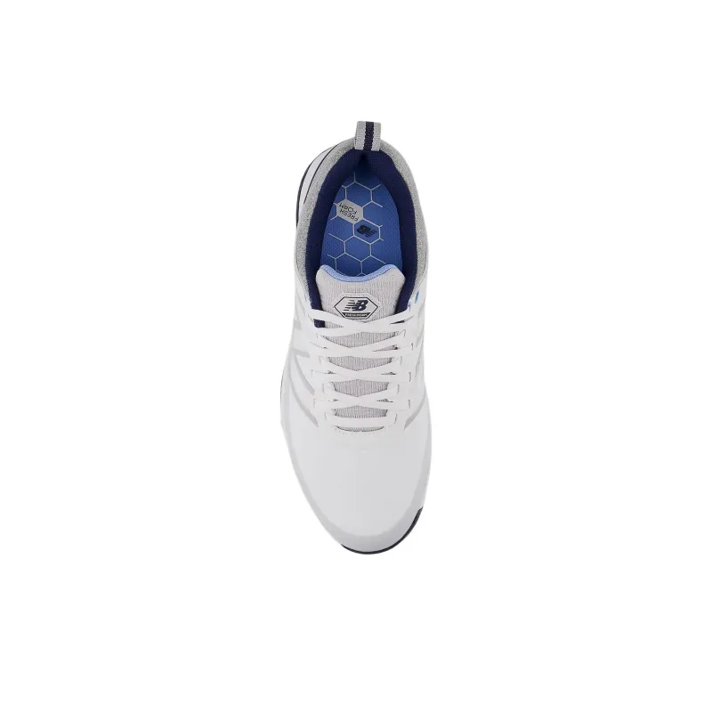 New Balance NB Fresh Foam Contend Anti Slip Wear Resistant Low Top Golf Shoes Men's White Blue-2