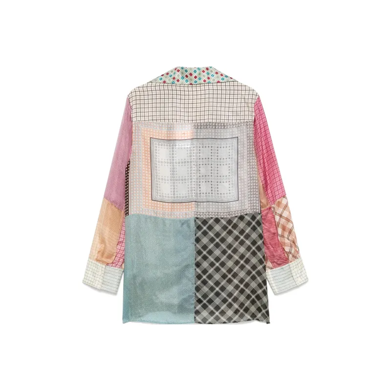 Marine Serre Regenerated Silk scarves Shirt-1