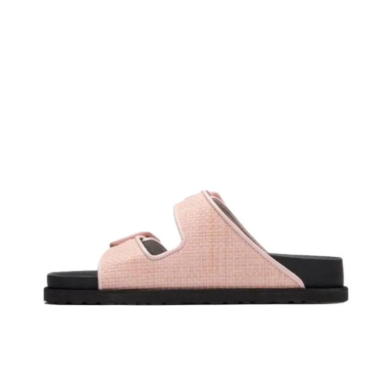 Birkenstock Arizona Raffia Slides-1