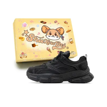 SHUXIAOBEI Cushioning Wear Resistant Low Top Chunky Sneakers Women's