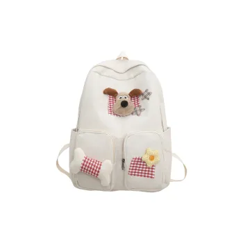 Travel Strips Backpack Regular Unisex White/Brown