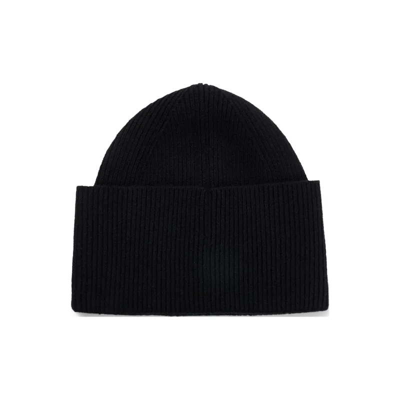 HUGO BOSS Logo Patch Ribbed Beanie-6