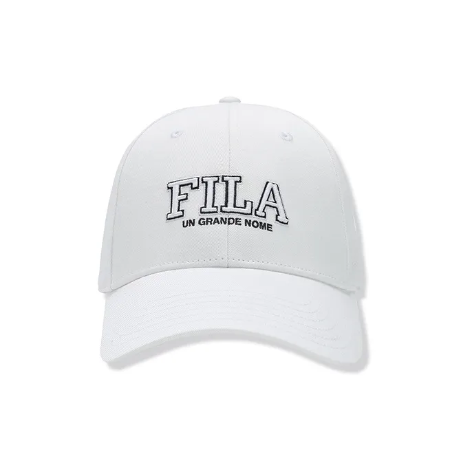 FILA ORIGINALE Cotton Baseball Caps Women's Standard White-0