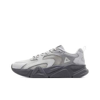 PEAK Shock Absorbers With Abrasion Resistant And Slip Resistant Properties Low Top Casual Shoes Men's Smoke Gray