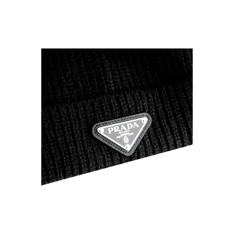 PRADA Wool And Cashmere Beanie-3