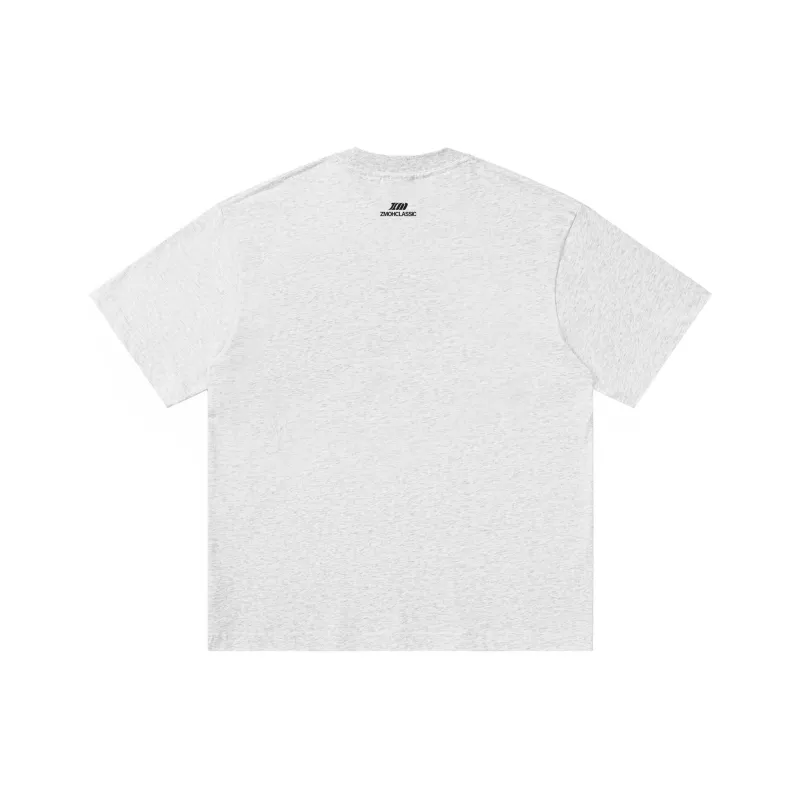 ZMOH T-Shirt Unisex Linen Brown-7