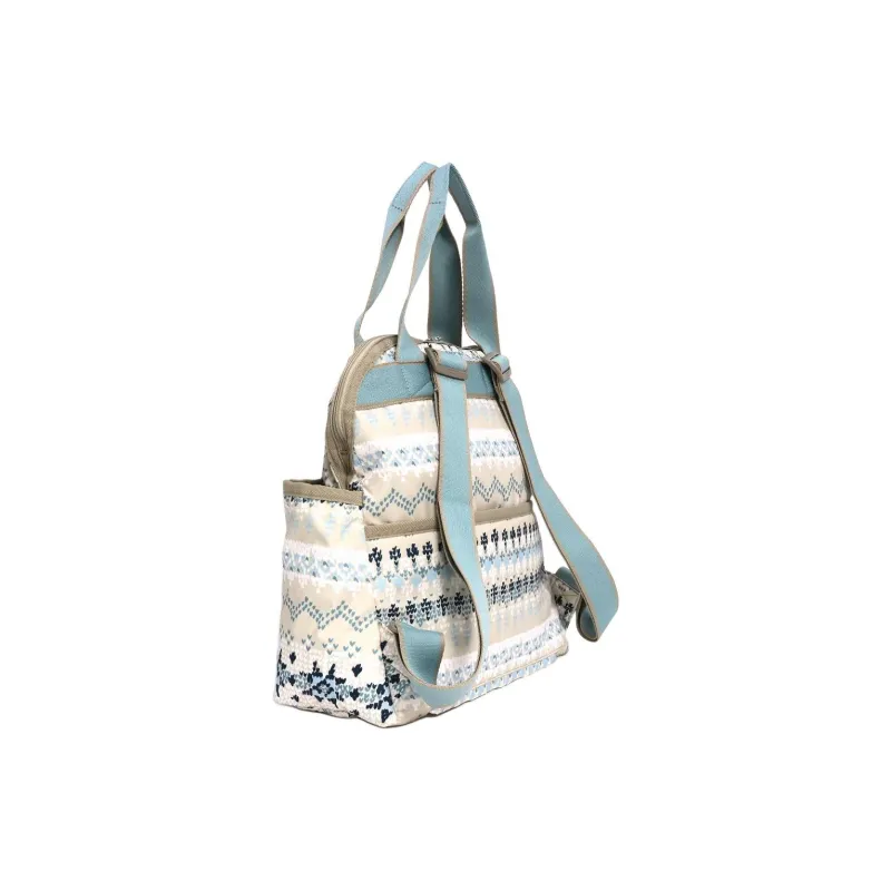 LeSportsac Polyester Backpack Women's Beige & Blue-1