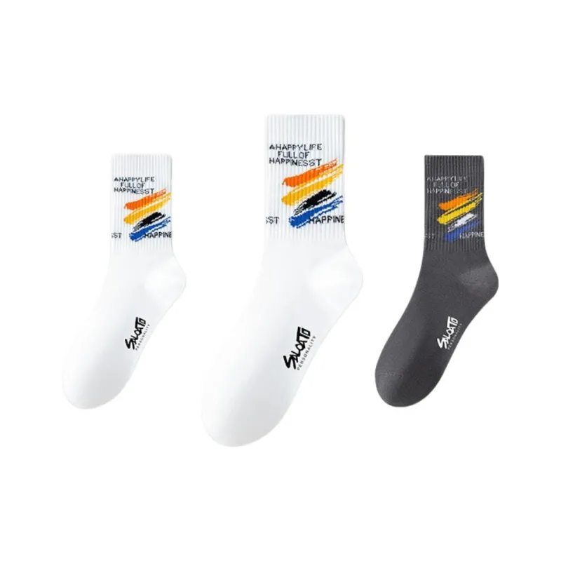 Cotton Gene Mid Calf Socks Men's 3 Pack-8