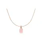 Pink Pendant+Snake Chain