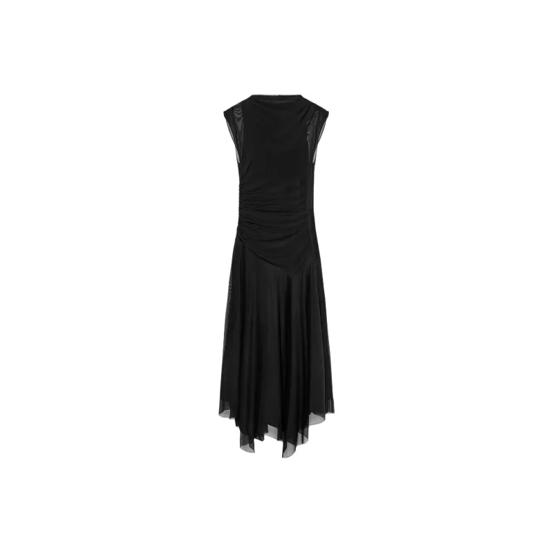 ZARA Sleeveless Dress Women's Black-1