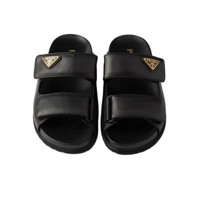 PRADA Slide Slippers Women's Black-5