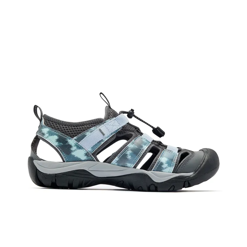 QIAODAN Abrasion Resistant Slip Resistant River Trekking Shoes Men's Blue Gray-1