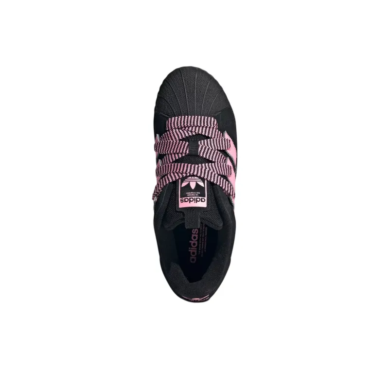 Adidas Originals SUPERSTAR XLG Anti Slip Wear Resistant Low Top Skateboard Shoes Women's Black-4