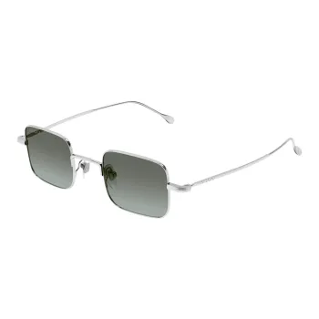 GUCCI Metal Square Sunglasses Men's Silver