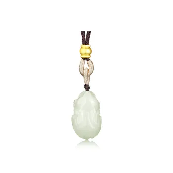 Di Su Xing Hetian Jade Pendants White Jade Women's
