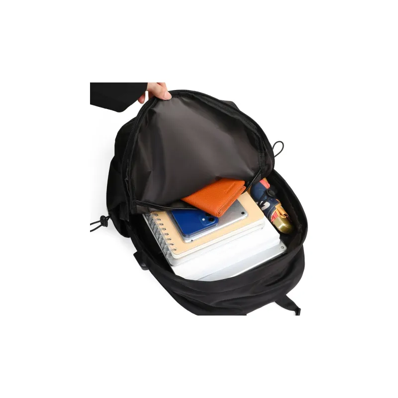 VINEY Oxford Backpack Men's Black-4