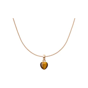 Daniel Wellington CHARMS Whisper Tiger's Eye Stone Necklaces Unisex