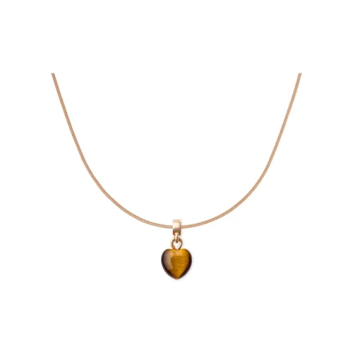 Daniel Wellington CHARMS Whisper Tiger's Eye Stone Necklaces Unisex
