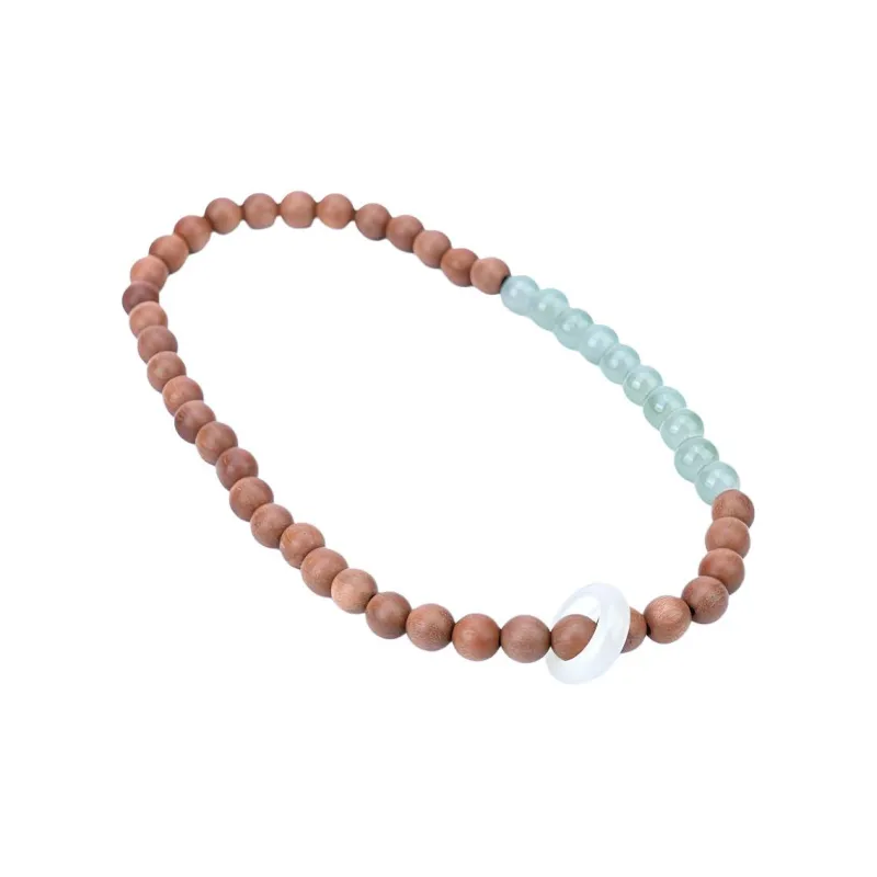 Tianzong Barbie Sandalwood Wooden Bracelets Unisex-0