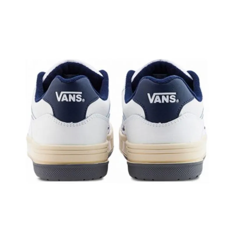 Vans Upland Anti Slip Wear Resistant Low Top Skateboard Shoes Unisex White-3
