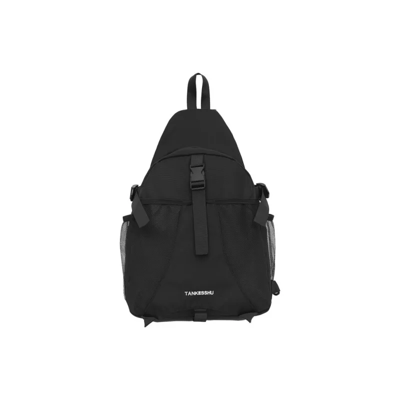 S.REPHEN Nylon Shoulder Bag Crossbody Bag Sling Bags Unisex Black/White-2