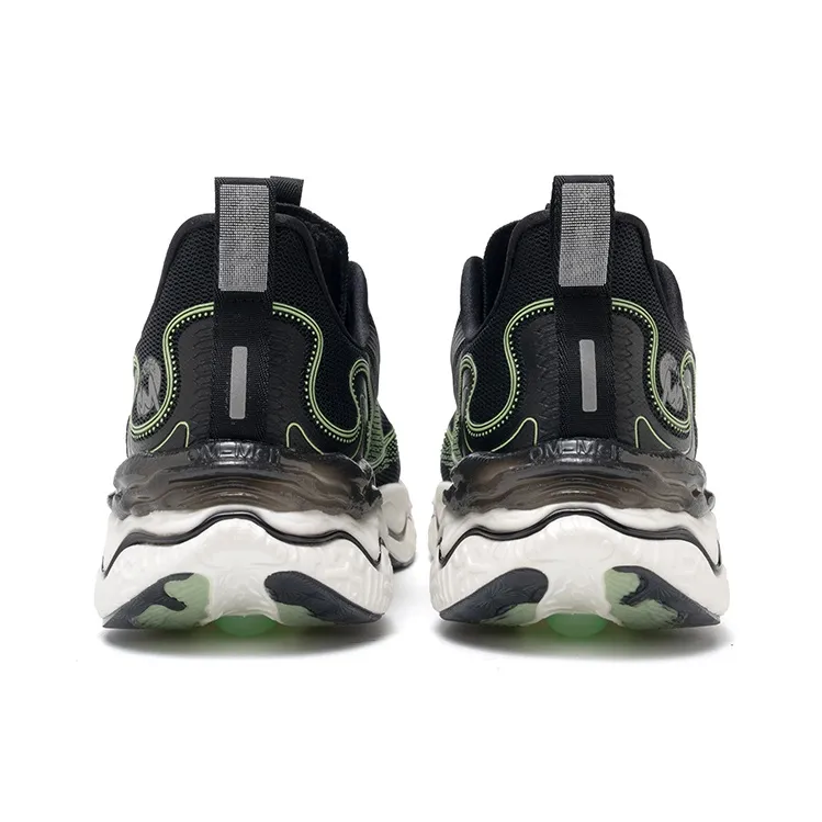 ONEMIX Mulan Creek Running Shoes Unisex Day Night Black-4