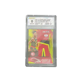 PANINI 2017 18 Hawks John Collins PATCH Game Used Jersey Size 1/1 Public Bid 8 Points Graded Cards 1 Pc