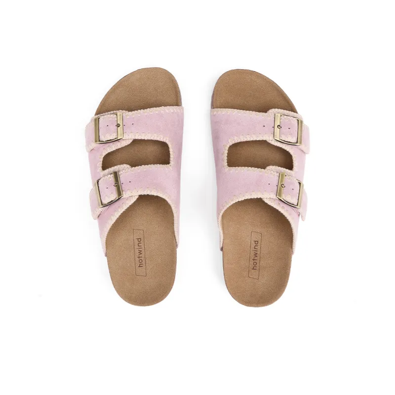Hotwind Pinecone Grey Series Slip Resistant Slide Slippers Women's-12