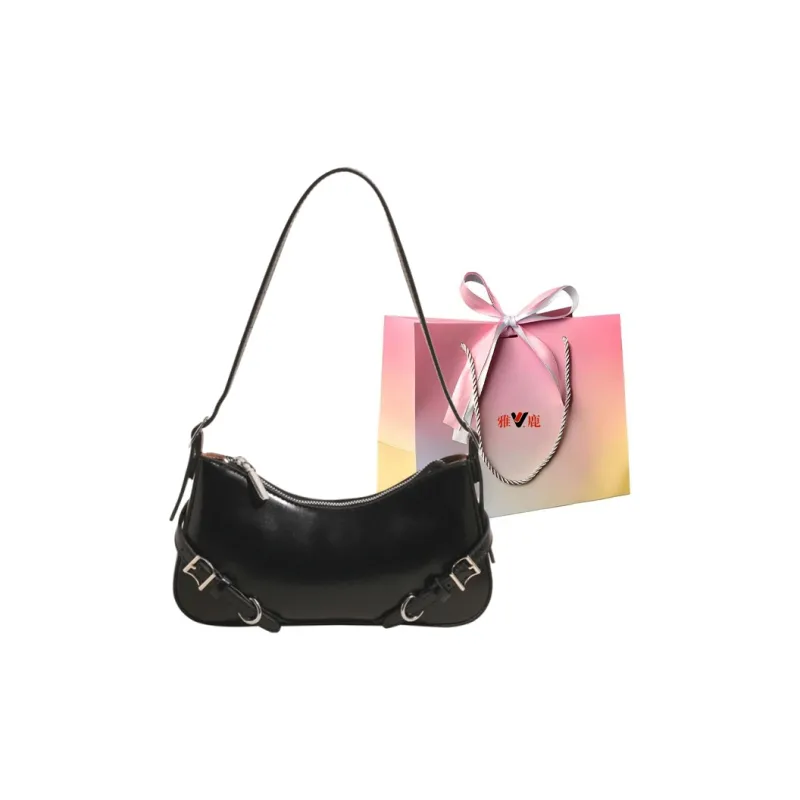 Yalu PU Crossbody Bag, Shoulder Bag Regular Women's Black/Yellow Brown/Ecru/Silver-0