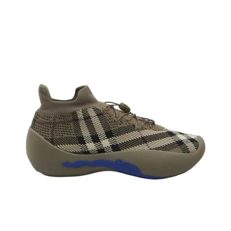 Burberry Neptune Low Top Casual Shoes Men's Olive-1